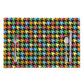 Colorful Houndstooth Print Placemat
