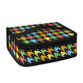Colorful Houndstooth Print Small Lunch Bag