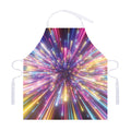 Colorful Hyperspace Print Adjustable Apron