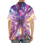 Colorful Hyperspace Print Aloha Shirt