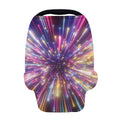 Colorful Hyperspace Print Baby Seat Cover