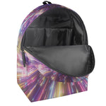 Colorful Hyperspace Print Backpack