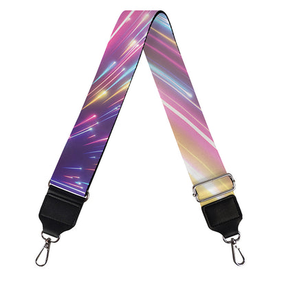 Colorful Hyperspace Print Bag Strap