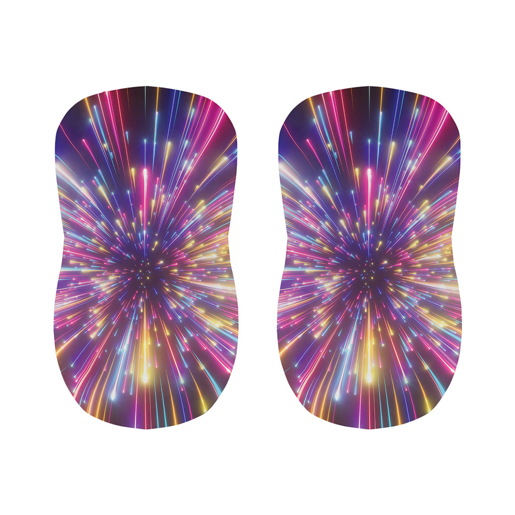 Colorful Hyperspace Print Bar Stool Covers