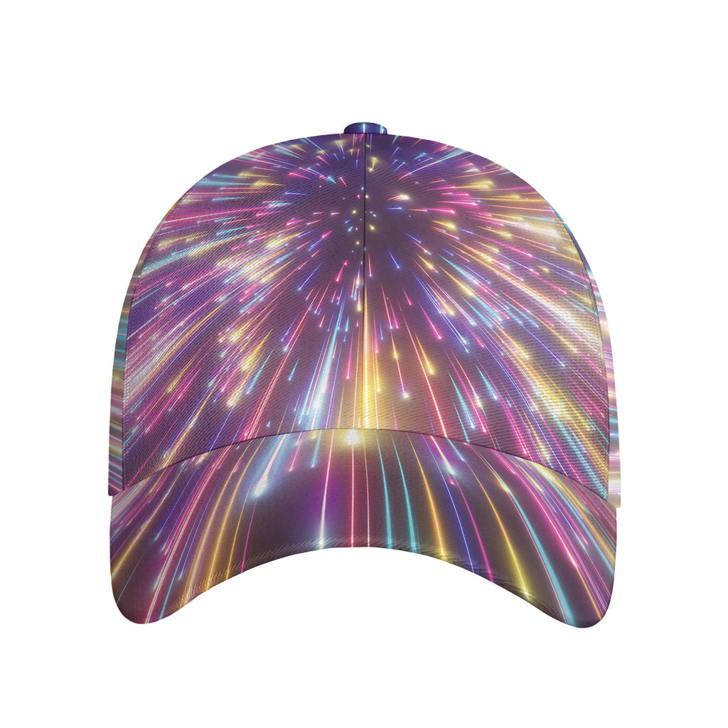Colorful Hyperspace Print Baseball Cap