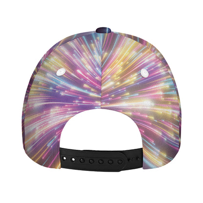 Colorful Hyperspace Print Baseball Cap