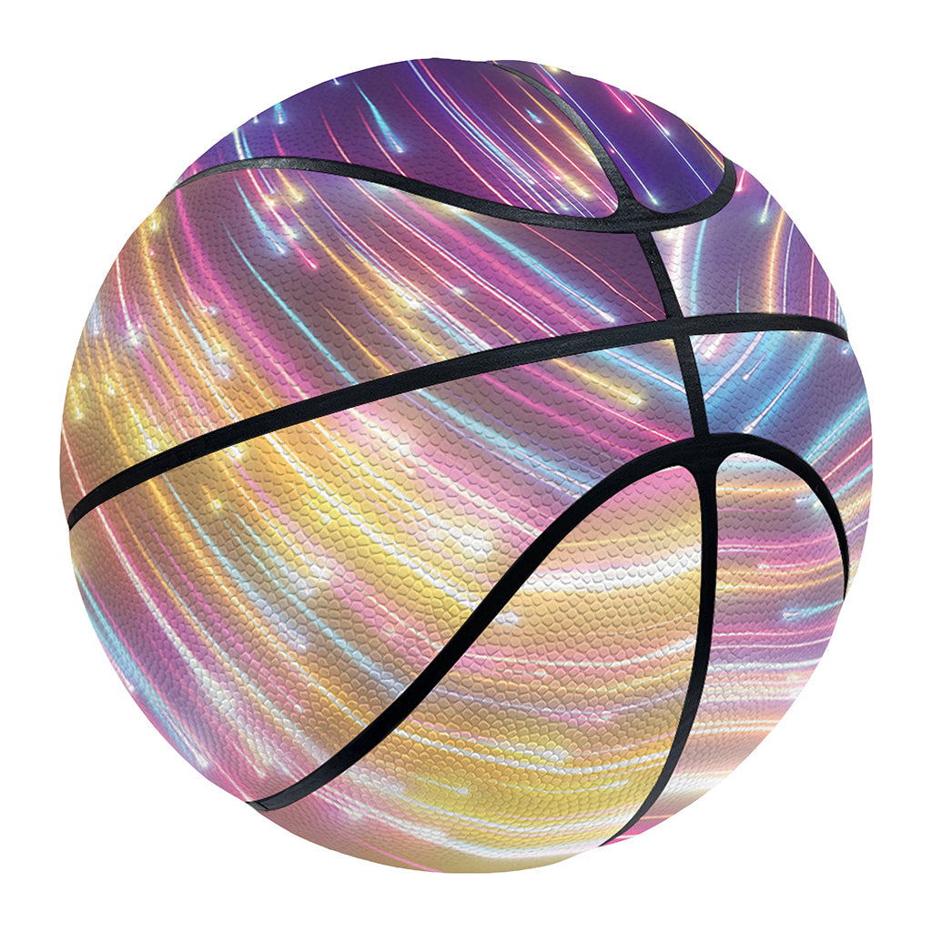 Colorful Hyperspace Print Basketball