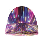 Colorful Hyperspace Print Beanie
