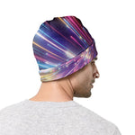 Colorful Hyperspace Print Beanie