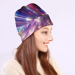 Colorful Hyperspace Print Beanie