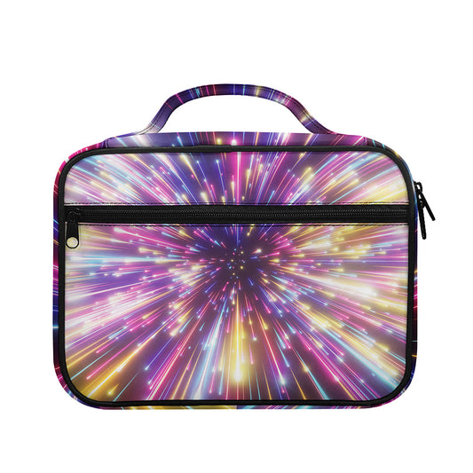 Colorful Hyperspace Print Briefcase Bible Bag