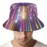 Colorful Hyperspace Print Bucket Hat