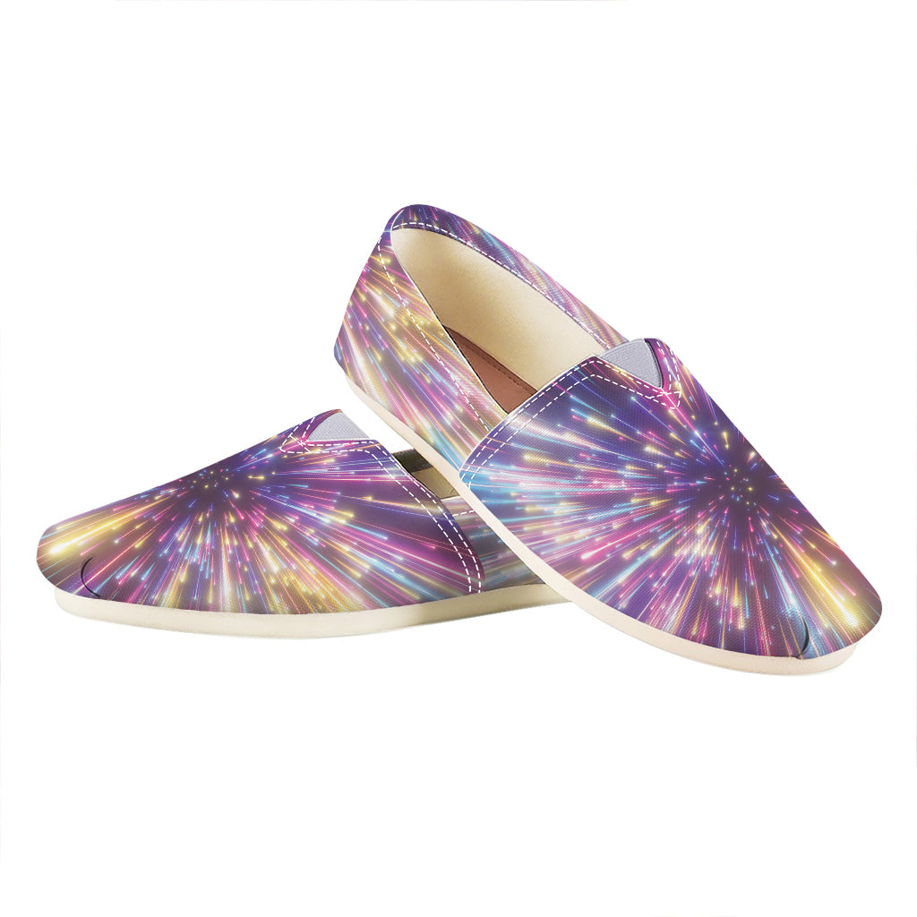 Colorful Hyperspace Print Casual Shoes