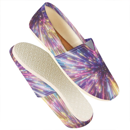 Colorful Hyperspace Print Casual Shoes