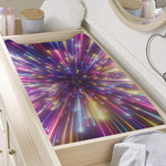 Colorful Hyperspace Print Changing Pad Cover