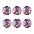 Colorful Hyperspace Print Coaster Set