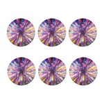 Colorful Hyperspace Print Coaster Set