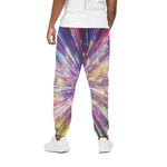 Colorful Hyperspace Print Cotton Pants