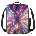 Colorful Hyperspace Print Crossbody Lunch Bag