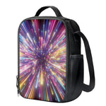 Colorful Hyperspace Print Crossbody Lunch Bag