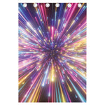 Colorful Hyperspace Print Curtain