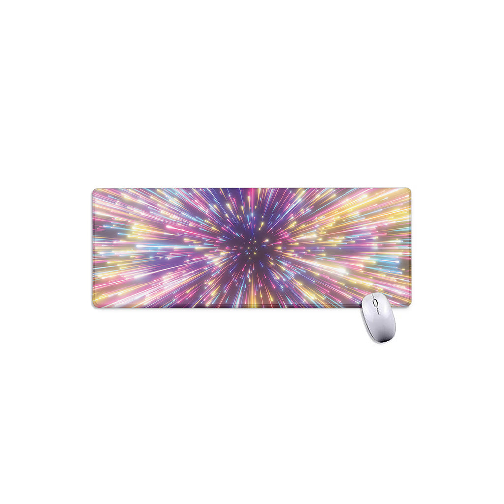 Colorful Hyperspace Print Extended Mouse Pad