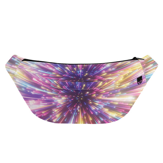 Colorful Hyperspace Print Fanny Pack