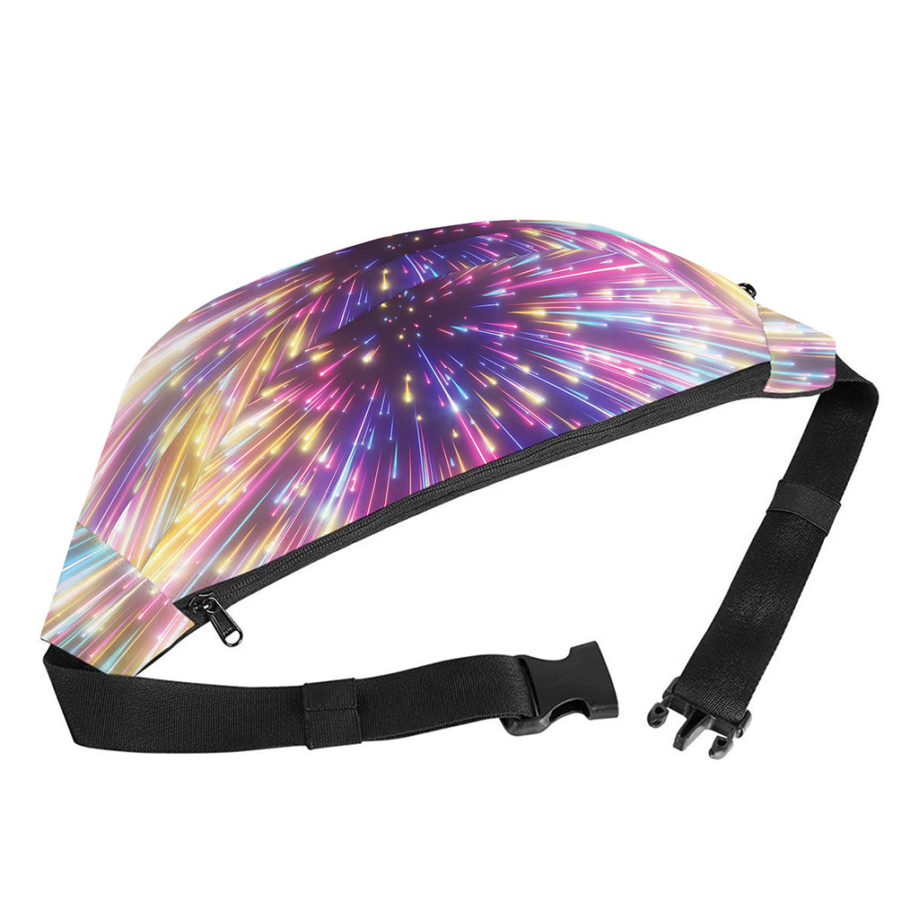 Colorful Hyperspace Print Fanny Pack