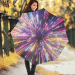 Colorful Hyperspace Print Foldable Umbrella