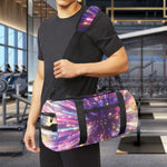 Colorful Hyperspace Print Gym Bag