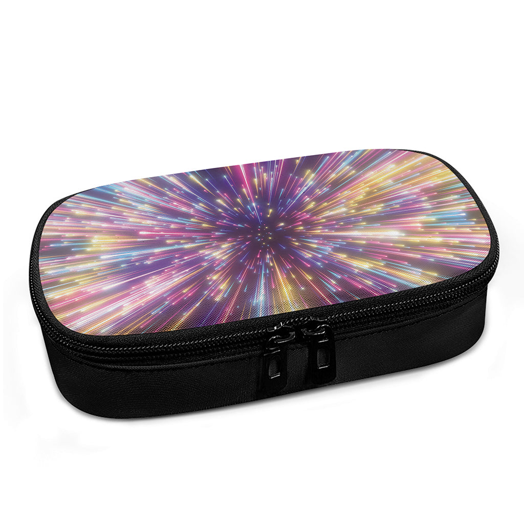 Colorful Hyperspace Print Insulin Cooler Travel Case