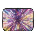 Colorful Hyperspace Print Laptop Sleeve