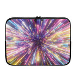 Colorful Hyperspace Print Laptop Sleeve