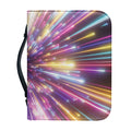 Colorful Hyperspace Print Leather Bible Cover