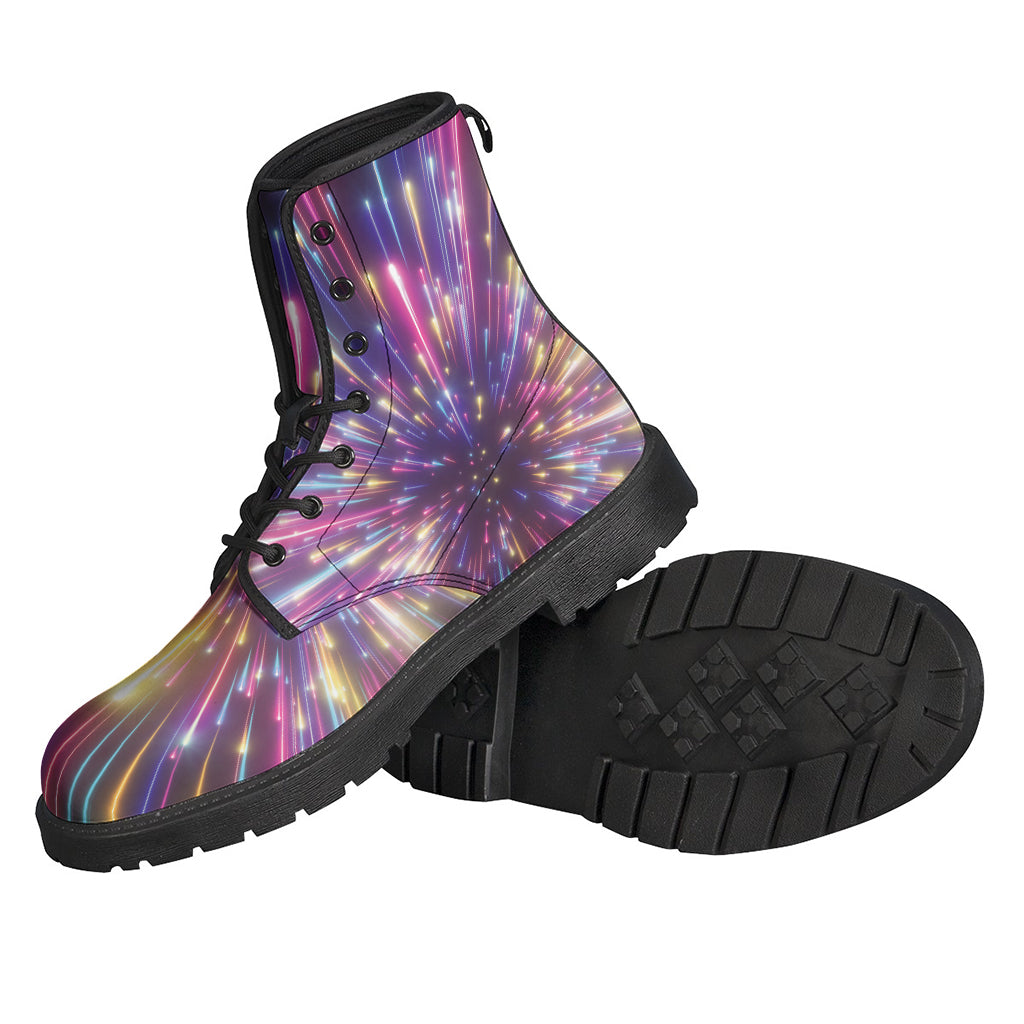 Colorful Hyperspace Print Backpack