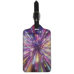 Colorful Hyperspace Print Luggage Tag