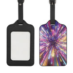 Colorful Hyperspace Print Luggage Tag