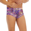 Colorful Hyperspace Print Men's Briefs