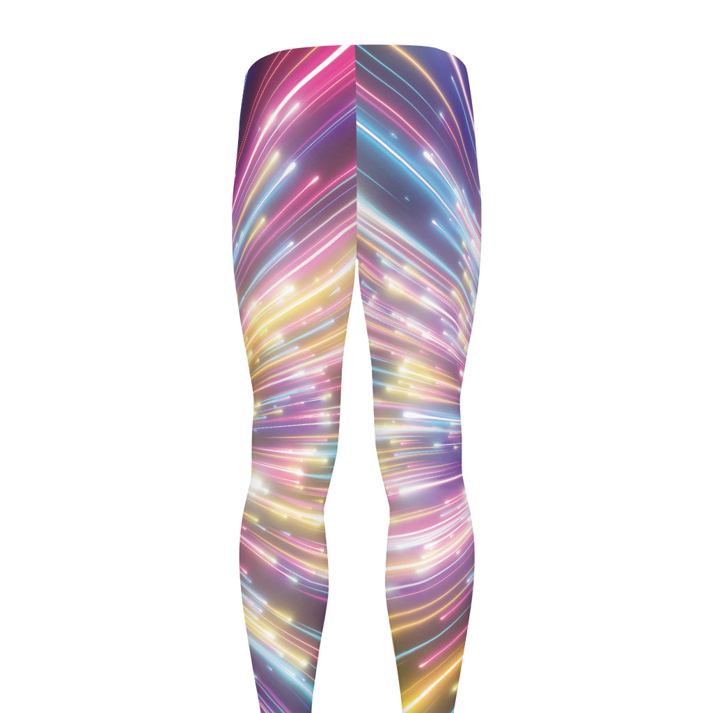 Colorful Hyperspace Print Men's leggings