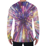 Colorful Hyperspace Print Men's Long Sleeve T-Shirt