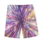 Colorful Hyperspace Print Men's Sports Shorts