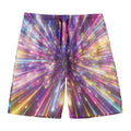 Colorful Hyperspace Print Men's Swim Trunks