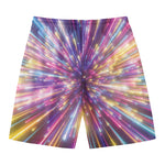 Colorful Hyperspace Print Men's Swim Trunks