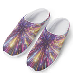 Colorful Hyperspace Print Mesh Casual Shoes