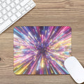 Colorful Hyperspace Print Mouse Pad
