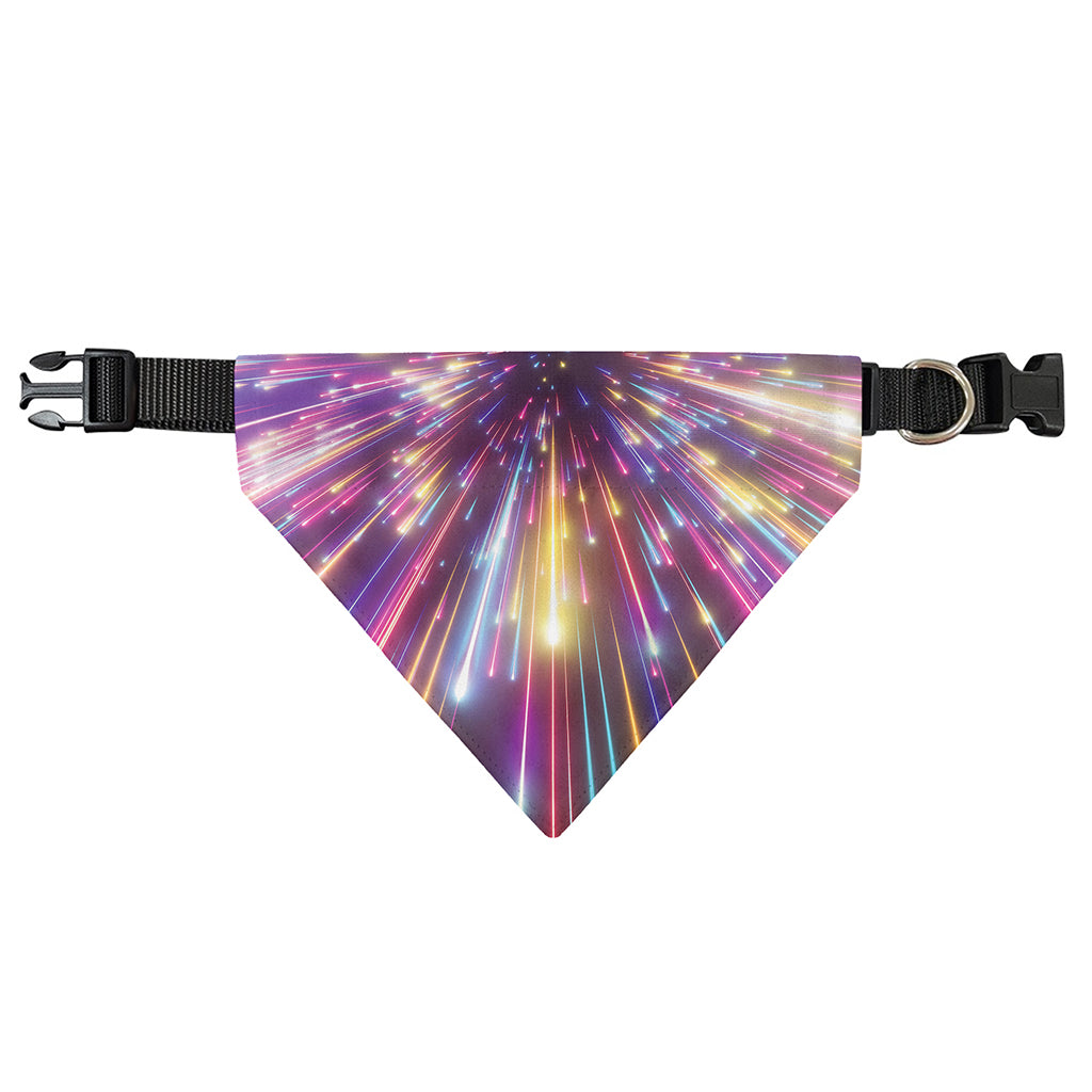 Colorful Hyperspace Print Over The Collar Dog Bandana