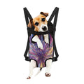 Colorful Hyperspace Print Pet Carrier Backpack