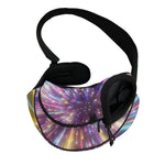 Colorful Hyperspace Print Pet Sling Carrier