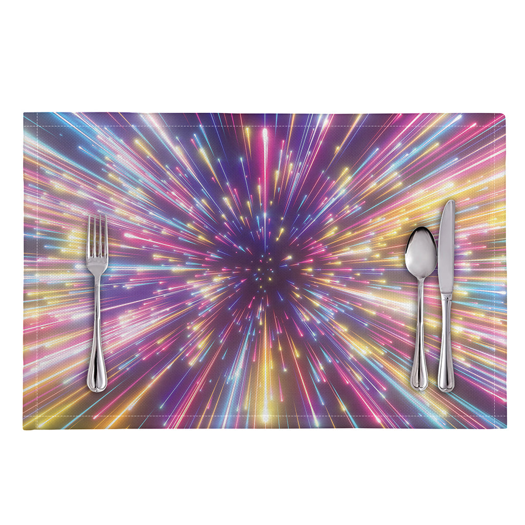 Colorful Hyperspace Print Placemat