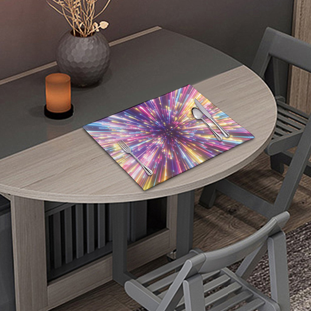 Colorful Hyperspace Print Placemat